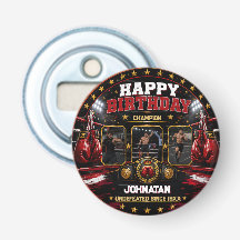 Festa de Aniversário de Boxe Personalizada Foto Ca
