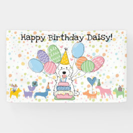 Festa de aniversário de Cachorro de Cockapoo Branc