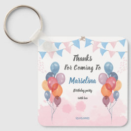 Festa de aniversário de Chaveiro de Balões de Aqua