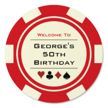 Festa de aniversário de Chip do Red Cream White Po