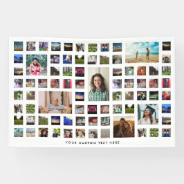 Festa de aniversário de Colagem de Fotos White 80