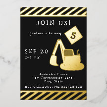 Festa de aniversário de construção para Menino Dou