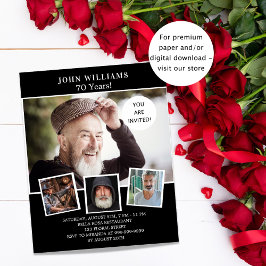 Festa de aniversário de convite de orçamento de fo