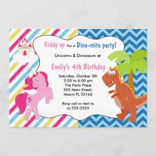 Festa de aniversário de Convite do Unicórn Pony