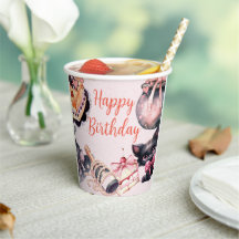 Festa de aniversário de coquetes fofinha do Hallow