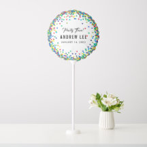 Festa de aniversário de cores primárias