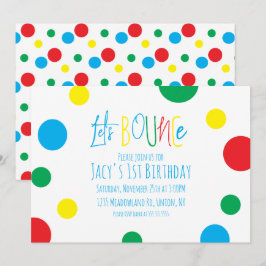 Festa de Aniversário de Crianças Coloridas Bolas d