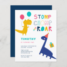 Festa de Aniversário de Dinossauro Bonito e Barato