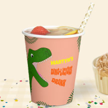 Festa de Aniversário de Dinossauro Colorido Fofa 5