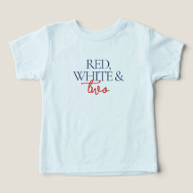 Festa de Aniversário de Dois Anos Vermelho Branco 