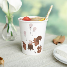 Festa de aniversário de Esquilo de Animais do Part