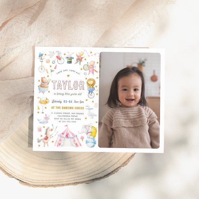 Festa de aniversário de Foto do Carnaval de Circo  (Criador carregado)