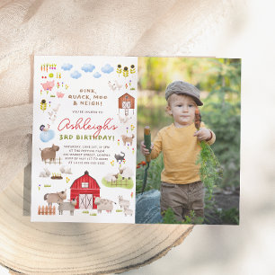 Festa de aniversário de Fotografia Bash de Animais