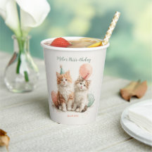 Festa de Aniversário de Gatinho com Pata de Kit de