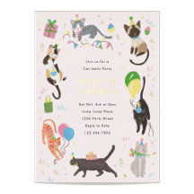 Festa de aniversário De Gato De Gato Tástico Com D