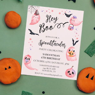 Festa de Aniversário de Halloween Crianças Ei Boo