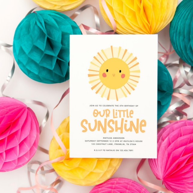 Festa de aniversário de ilustração da luz solar am (Criador carregado)