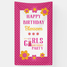 Festa de aniversário de menina — flora de primaver