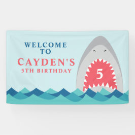 Festa de aniversário de picada de tubarão