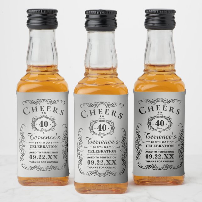 Festa de aniversário de Tipografia de Tendência Pr (Garrafas)