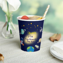 Festa de aniversário do Astronauta Espacial Cónico