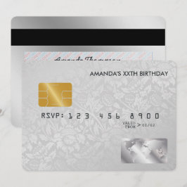 Festa de aniversário do Cartão de Crédito de Dano 