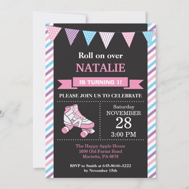 Festa de aniversário do convite do aniversário da (Frente)