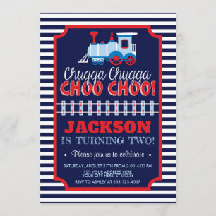 Festa de aniversário do trem do convite   do