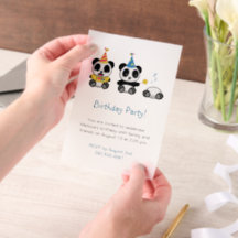 Festa de aniversário dos Pandas Cuecas