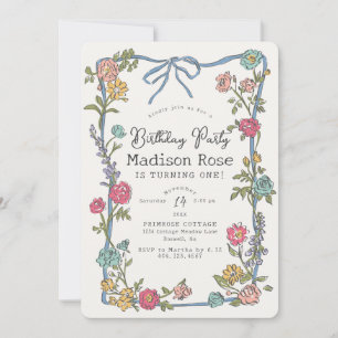 Festa de aniversário Floral Brilhante do Partido J