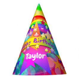 Festa de aniversário infantil Chapéu Arco-Íris HAM
