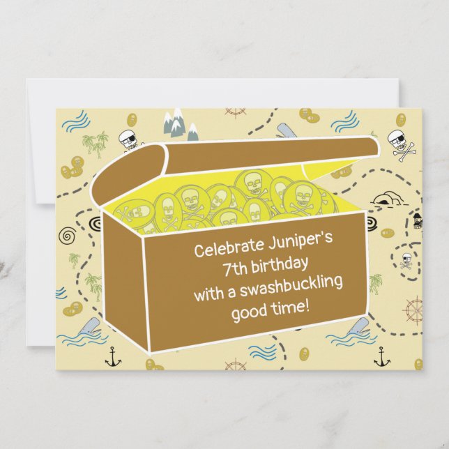 Festa de Aniversário Infantil Pirata (Frente)