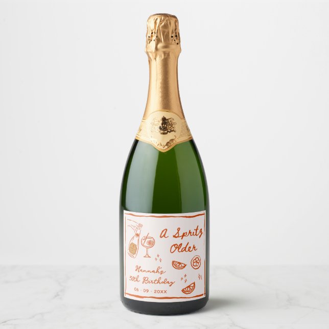 Festa de Aniversário Mais Velha com Spritz Desenha (Frente)