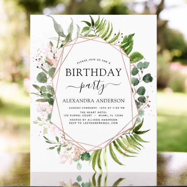 Festa de aniversário Orçamental Eucalyptus Botanic (Criador carregado)