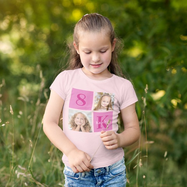 Festa de aniversário Personalizada de Colagem de F (Criador carregado)