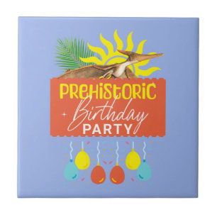 Festa de aniversário pré-histórica Pterodactyl Din