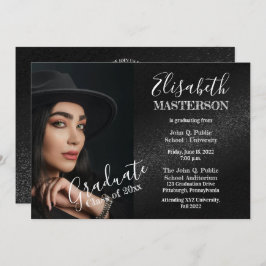 Festa de Anúncio de Graduação de Foto em Preto Chi