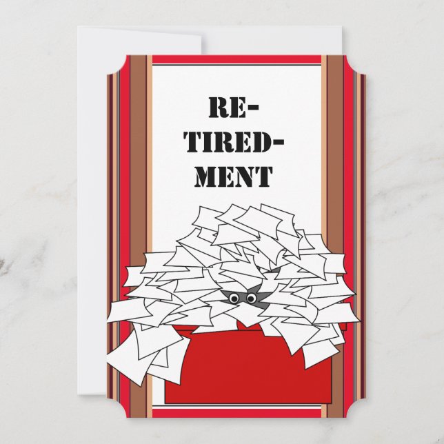 Festa de aposentadoria ou anúncio (Frente)