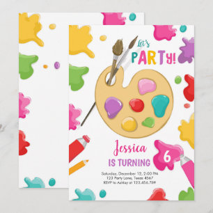 Festa de Arte, Festa de Aniversário do Convite à