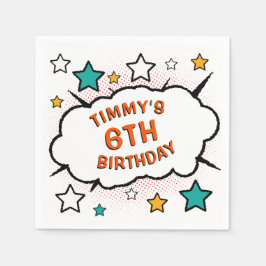 FESTA DE BD! Guardanapos da American MoJo