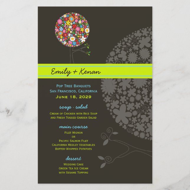 Festa de casamento de Pop de Flores de Mola Whimsi (Frente)