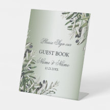 Festa de casamento Verde Deixa Oliva Negra Elegant