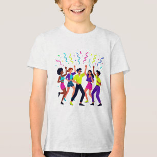 Festa de Celebração de Dança de Amigos Felizes