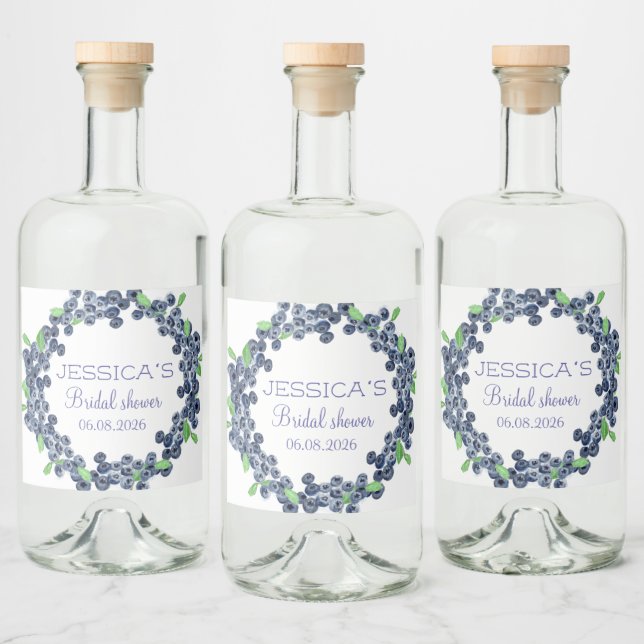 Festa de Chá de panela da Fruta Blueberry (Garrafas)