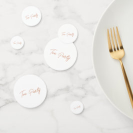 Festa de chá, garota fofa