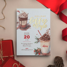 Festa de confraternização de café com chocolate qu