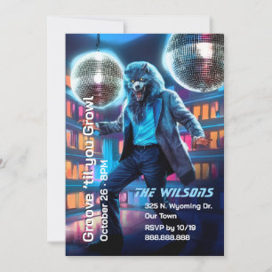 Festa de dança de Halloween, Convite Disco Wolfman