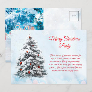 Festa de Design de Natal do Estilo de Cartão Posta