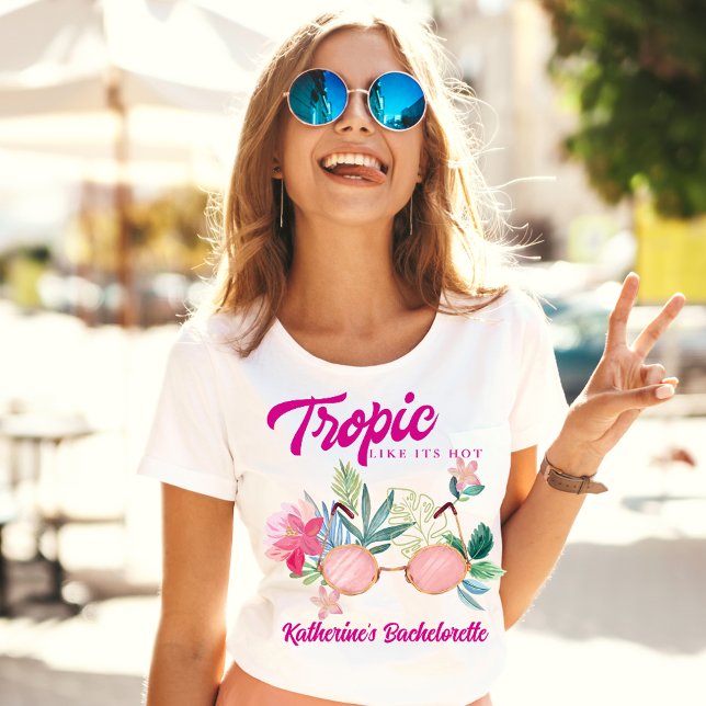Festa de despedida de solteira tropical Camisa de  (Criador carregado)