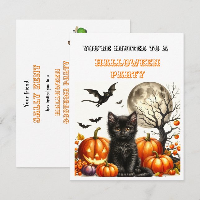 Festa de Figurino de Halloween para Crianças Bonit (Frente/Verso)